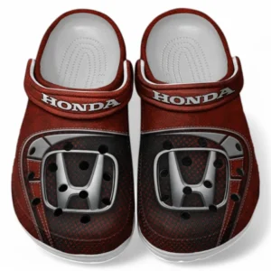 Honda Crocs Sandals For Men Women, Gift For Honda Fan CAR177031425621 - Red