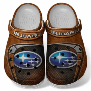 Subaru Crocs Sandals For Men Women, Gift For Subaru Fan CAR177031425622 - Orange