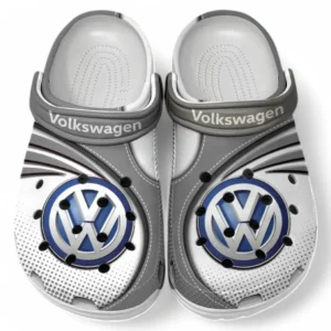 Volkswagen Crocs Sandals For Men Women, Gift For Volkswagen Fan CAR181031525688 - Gray