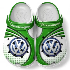 Volkswagen Crocs Sandals For Men Women, Gift For Volkswagen Fan CAR181031525688 - Green