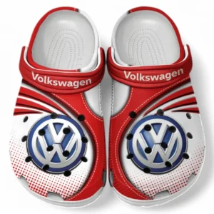 Volkswagen Crocs Sandals For Men Women, Gift For Volkswagen Fan CAR181031525688 - Red