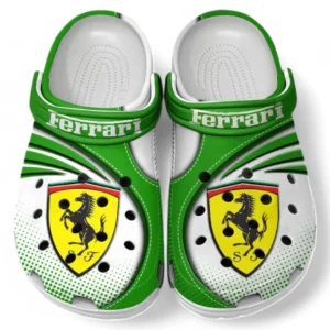 Ferrari Crocs Sandals For Men Women, Gift For Ferrari Fan CAR181031525689 - Green