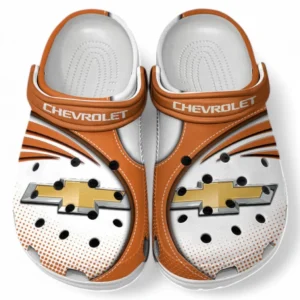 Chevrolet Crocs Sandals For Men Women, Gift For Chevrolet Fan CAR181031525690 - Orange