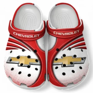 Chevrolet Crocs Sandals For Men Women, Gift For Chevrolet Fan CAR181031525690 - Red