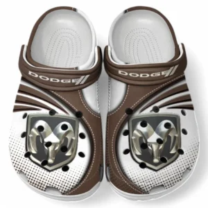 Dodge Crocs Sandals For Men Women, Gift For Dodge Fan CAR181031525718 - Brown