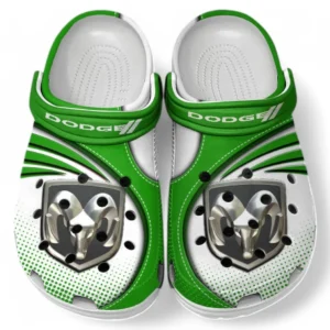 Dodge Crocs Sandals For Men Women, Gift For Dodge Fan CAR181031525718 - Green