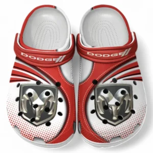Dodge Crocs Sandals For Men Women, Gift For Dodge Fan CAR181031525718 - Red