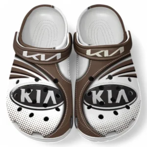 Kia Crocs Sandals For Men Women, Gift For Kia Fan CAR181031525720 - Brown