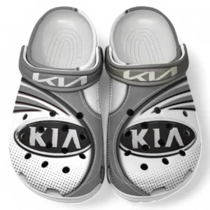 Kia Crocs Sandals For Men Women, Gift For Kia Fan CAR181031525720 - Gray