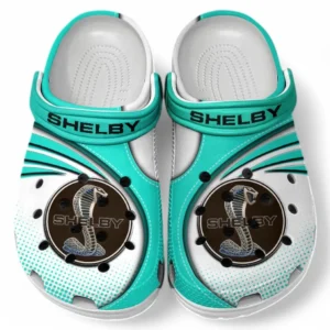 Shelby Crocs Sandals For Men Women, Gift For Shelby Fan CAR181031525721 - Cyan