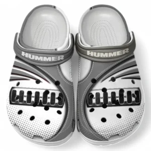 Hummer Crocs Sandals For Men Women, Gift For Hummer Fan CAR181031525723 - Gray