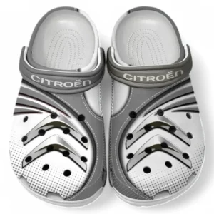 Citroen Crocs Sandals For Men Women, Gift For Citroen Fan CAR181031525744 - Gray