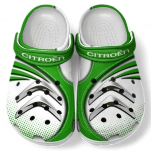 Citroen Crocs Sandals For Men Women, Gift For Citroen Fan CAR181031525744 - Green