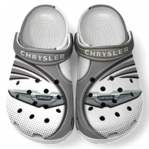 Chrysler Crocs Sandals For Men Women, Gift For Chrysler Fan CAR181031525746 - Gray