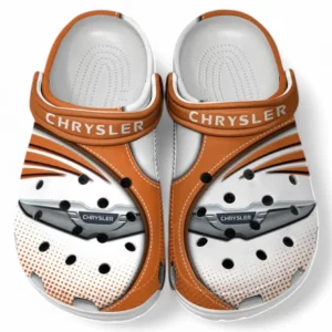 Chrysler Crocs Sandals For Men Women, Gift For Chrysler Fan CAR181031525746 - Orange