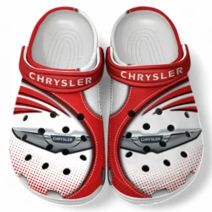 Chrysler Crocs Sandals For Men Women, Gift For Chrysler Fan CAR181031525746 - Red