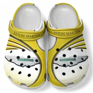 Aston Martin Crocs Sandals For Men Women, Gift For Aston Martin Fan CAR181031525747 - Yellow