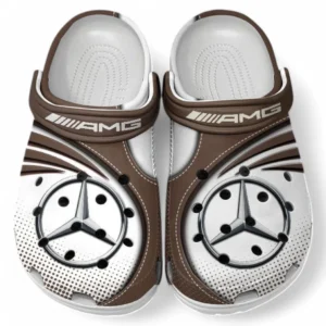 AMG Crocs Sandals For Men Women, Gift For AMG Fan CAR181031525748 - Brown