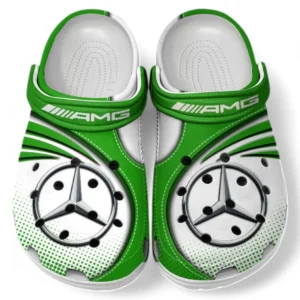 AMG Crocs Sandals For Men Women, Gift For AMG Fan CAR181031525748 - Green