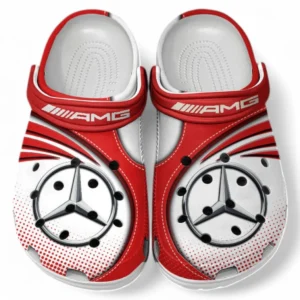 AMG Crocs Sandals For Men Women, Gift For AMG Fan CAR181031525748 - Red