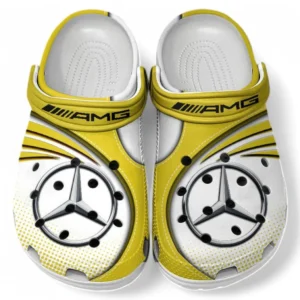 AMG Crocs Sandals For Men Women, Gift For AMG Fan CAR181031525748 - Yellow
