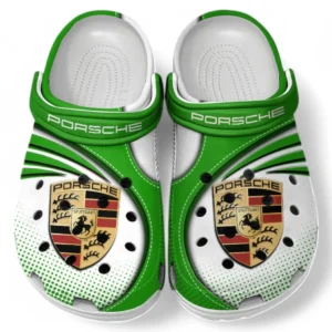 Porsche Crocs Sandals For Men Women, Gift For Porsche Fan CAR181031525750 - Green
