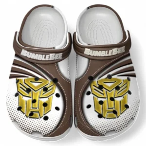 Bumblebee Crocs Sandals For Men Women, Gift For Bumblebee Fan CAR181031525751 - Brown