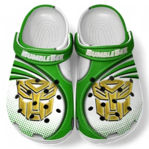 Bumblebee Crocs Sandals For Men Women, Gift For Bumblebee Fan CAR181031525751 - Green