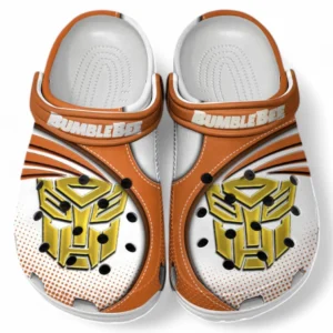 Bumblebee Crocs Sandals For Men Women, Gift For Bumblebee Fan CAR181031525751 - Orange