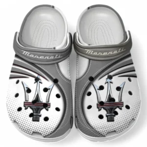 Maserati Crocs Sandals For Men Women, Gift For Maserati Fan CAR181031525754 - Gray