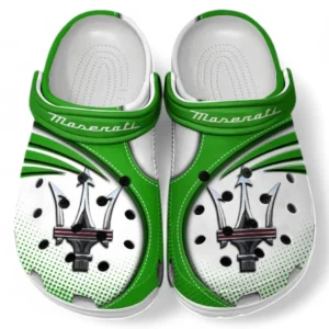 Maserati Crocs Sandals For Men Women, Gift For Maserati Fan CAR181031525754 - Green