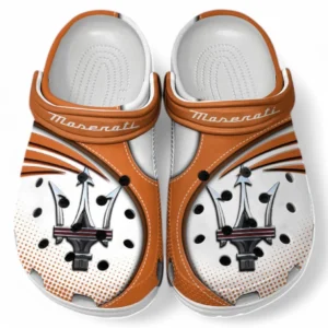 Maserati Crocs Sandals For Men Women, Gift For Maserati Fan CAR181031525754 - Orange