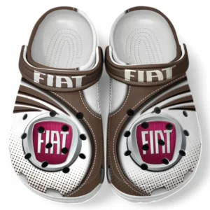 Fiat Crocs Sandals For Men Women, Gift For Fiat Fan CAR181031525755 - Brown