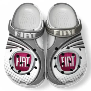 Fiat Crocs Sandals For Men Women, Gift For Fiat Fan CAR181031525755 - Gray