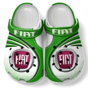 Fiat Crocs Sandals For Men Women, Gift For Fiat Fan CAR181031525755 - Green