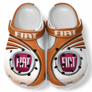 Fiat Crocs Sandals For Men Women, Gift For Fiat Fan CAR181031525755 - Orange