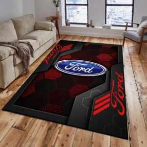Ford Rug, Living Room Carpet For Ford Fan CAR182031525001 - Red