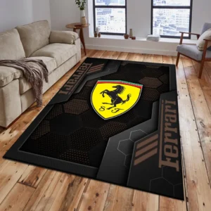 Ferrari Rug, Living Room Carpet For Ferrari Fan CAR182031525004 - Brown