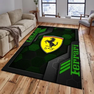 Ferrari Rug, Living Room Carpet For Ferrari Fan CAR182031525004 - Green