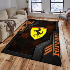 Ferrari Rug, Living Room Carpet For Ferrari Fan CAR182031525004 - Orange