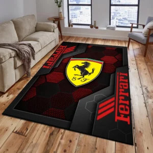 Ferrari Rug, Living Room Carpet For Ferrari Fan CAR182031525004 - Red
