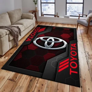 Toyota Rug, Living Room Carpet For Toyota Fan CAR182031525005 - Red