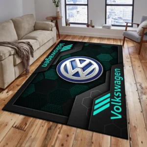 Volkswagen Rug, Living Room Carpet For Volkswagen Fan CAR182031525008 - Cyan