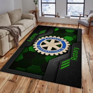 Rotary Rug, Living Room Carpet For Rotary Fan CAR182031525011 - Green