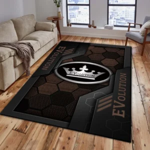 Evolution EV Rug, Living Room Carpet For Evolution EV Fan CAR182031525018 - Brown