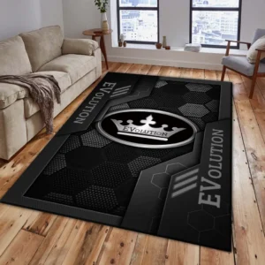Evolution EV Rug, Living Room Carpet For Evolution EV Fan CAR182031525018 - Gray