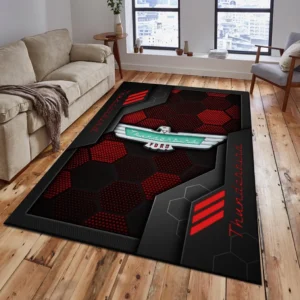 Thunderbird Rug, Living Room Carpet For Thunderbird Fan CAR182031525023 - Red