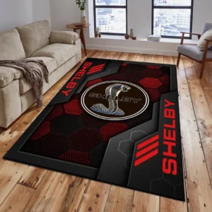 Shelby Rug, Living Room Carpet For Shelby Fan CAR182031525024 - Red