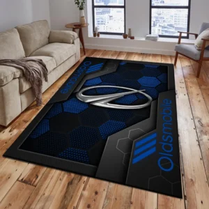 Oldsmobile Rug, Living Room Carpet For Oldsmobile Fan CAR182031525077 - Blue