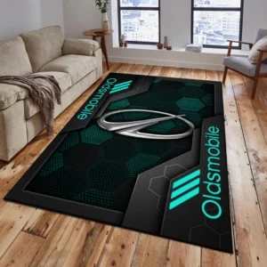 Oldsmobile Rug, Living Room Carpet For Oldsmobile Fan CAR182031525077 - Cyan